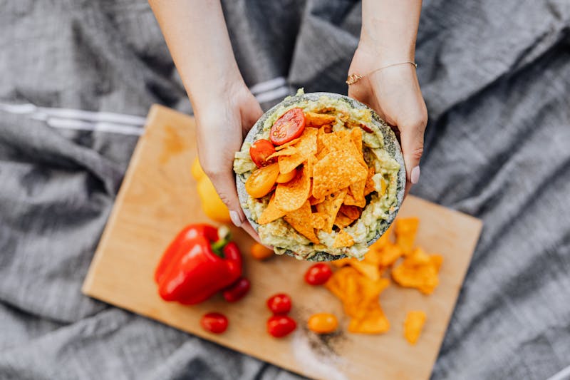 Fresh Guacamole & Chips side