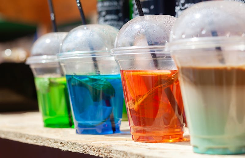 Fresh Agua Fresca fruit drink